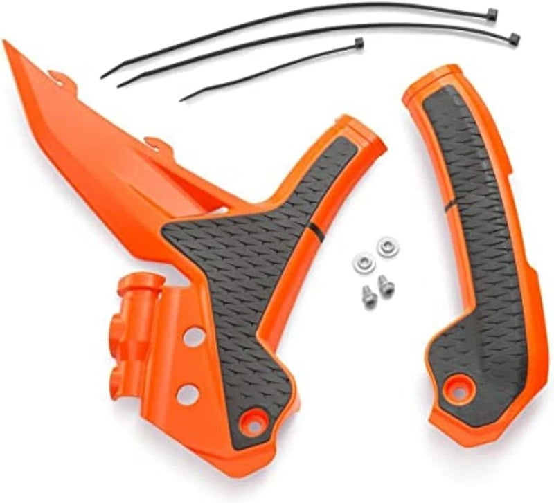 KTM PowerParts Factory Racing Frame Protection Set - Black/Orange - Image 3